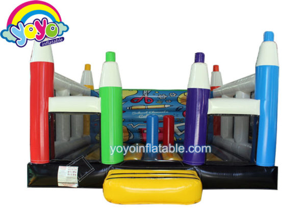 Colorful Pen Inflatable Bouncer YBO-1909 02 - yoyo inflatable