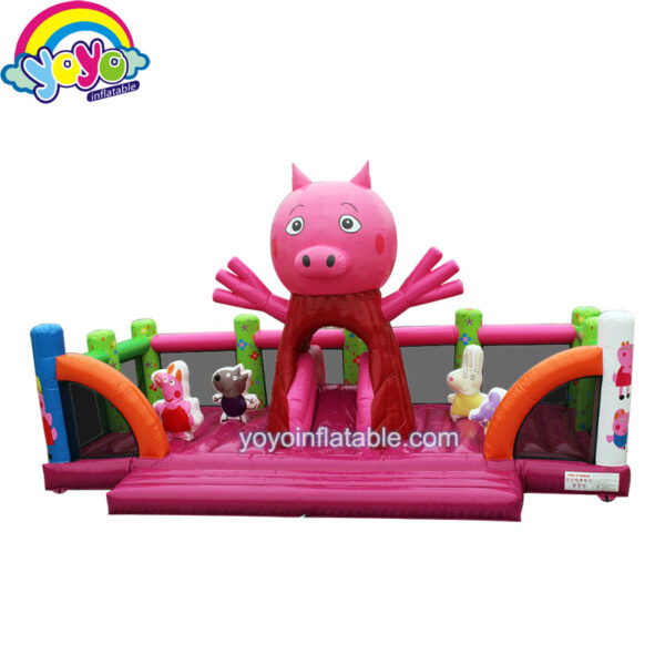 Inflatable Pink Pig Bouncer YBO-1642 01 - Yoyo inflatable
