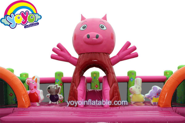 Inflatable Pink Pig Bouncer YBO-1642 02 - Yoyo inflatable