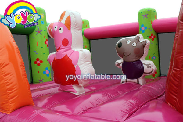 Inflatable Pink Pig Bouncer YBO-1642 03 - Yoyo inflatable