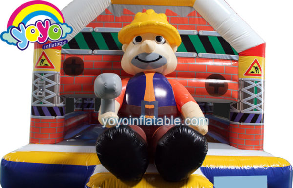 Inflatable Workers Jumping Bouncer YBO-1901 03 - Yoyo inflatable