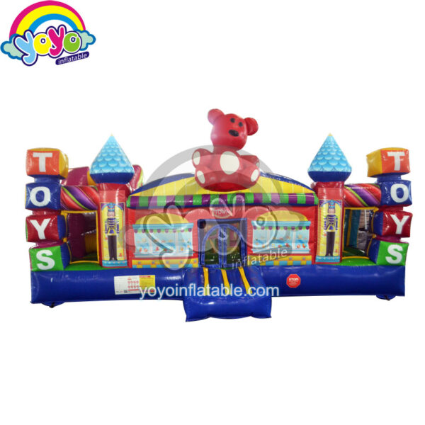 Inflatable Happy Town Amusement Park YAP-14002 01 - yoyo inflatable