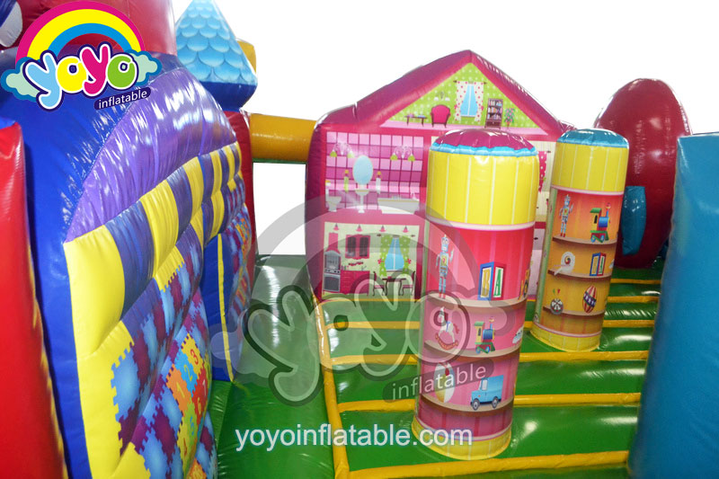 Inflatable Happy Town Amusement Park YAP-14002 05 - yoyo inflatable