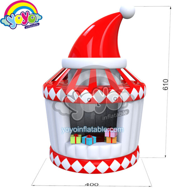 Inflatable Christmas Shop YY-NTE19032 with Santa Claus's Hat
