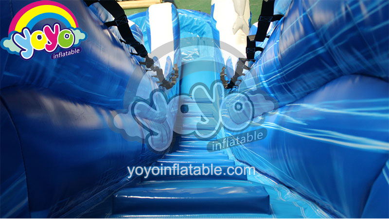 16ft Inflatable Dolphin Water Slide YWSL-19004 - Yoyo Inflatables