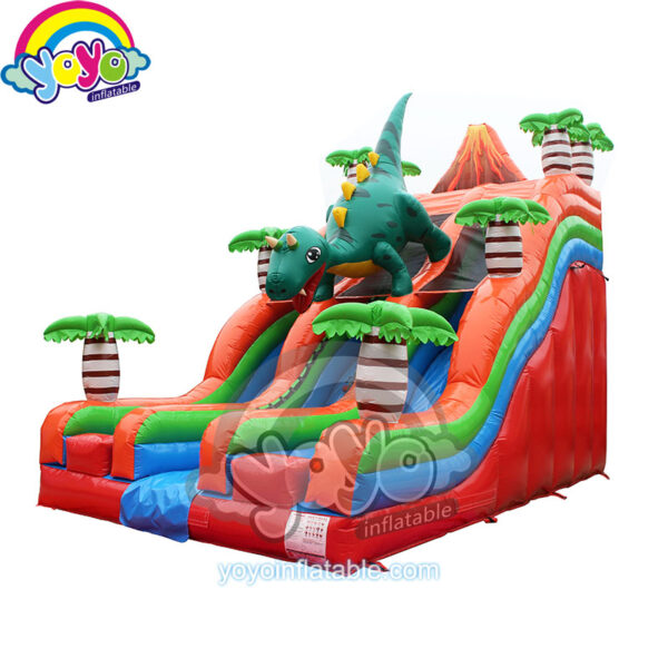 Inflatable Jurassic Dinosaur Volcano Theme Dry Slide YDSL-202101 (1)