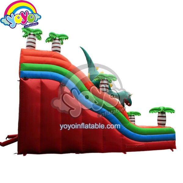 Inflatable Jurassic Dinosaur Volcano Theme Dry Slide YDSL-202101 (2)