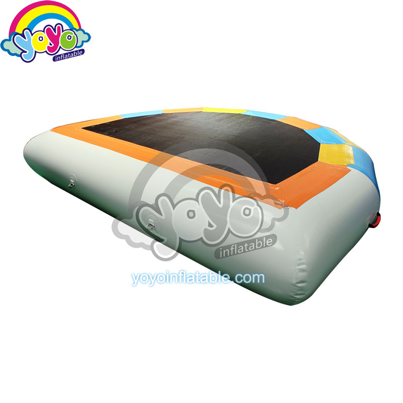 Inflatable Semicircle Trampoline Floating Jumping Matt Water Game YWG-1926