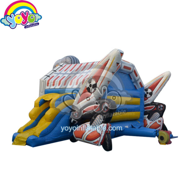 Robot Theme Inflatable Jumper with Slide Combo YY-DCO13050 (2)