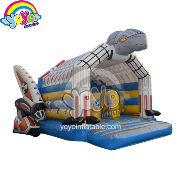 Robot Theme Inflatable Jumper with Slide Combo YY-DCO13050 (3)