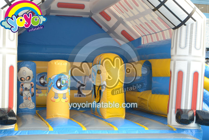 Robot Theme Inflatable Jumper with Slide Combo YY-DCO13050