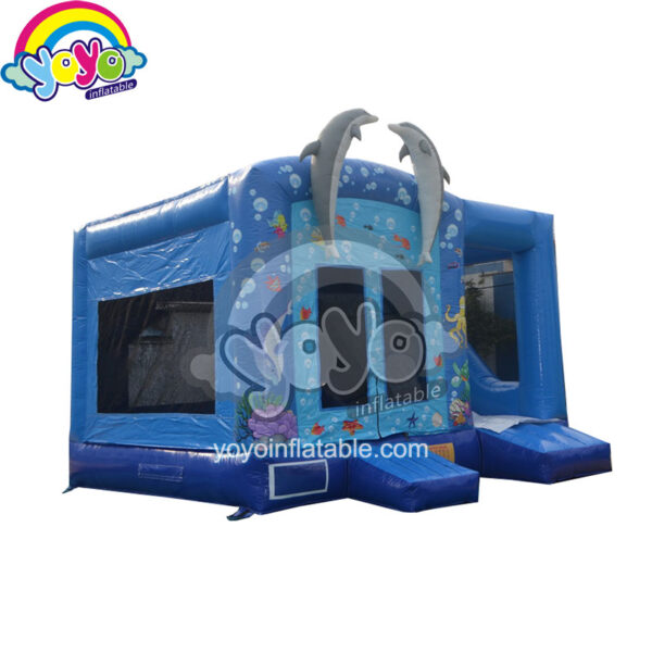 16' Two Dolphins Inflatable Jump House Slide Combo YY-DCO13096