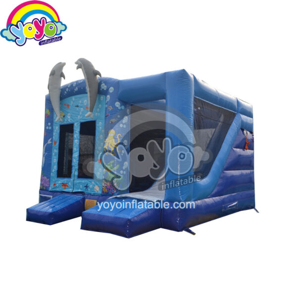 16' Two Dolphins Inflatable Jump House Slide Combo YY-DCO13096