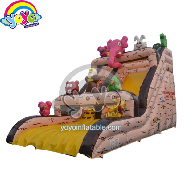 19' H Elephant Cartoon Theme Inflatable Slide YY-DSL12014