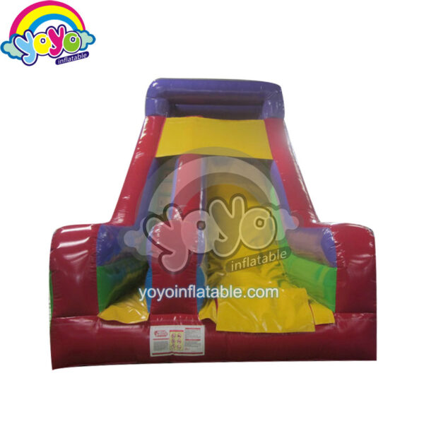 15' H Red Purple Single Lane Inflatable Slide YY-DSL12017