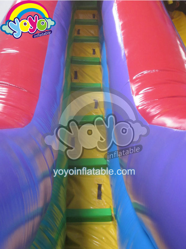 15' H Red Purple Single Lane Inflatable Slide YY-DSL12017