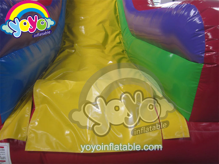 15' H Red Purple Single Lane Inflatable Slide YY-DSL12017