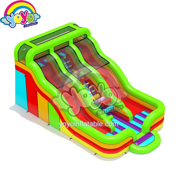 21' H Breakthrough Dual Inflatable Dry Slide YY-DSL2108