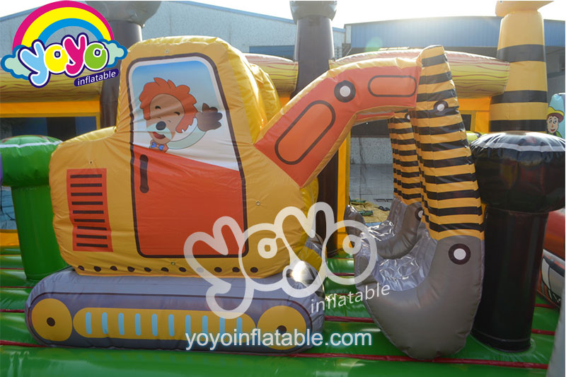 Construction Site Inflatable Amusement Park YY-AP13023