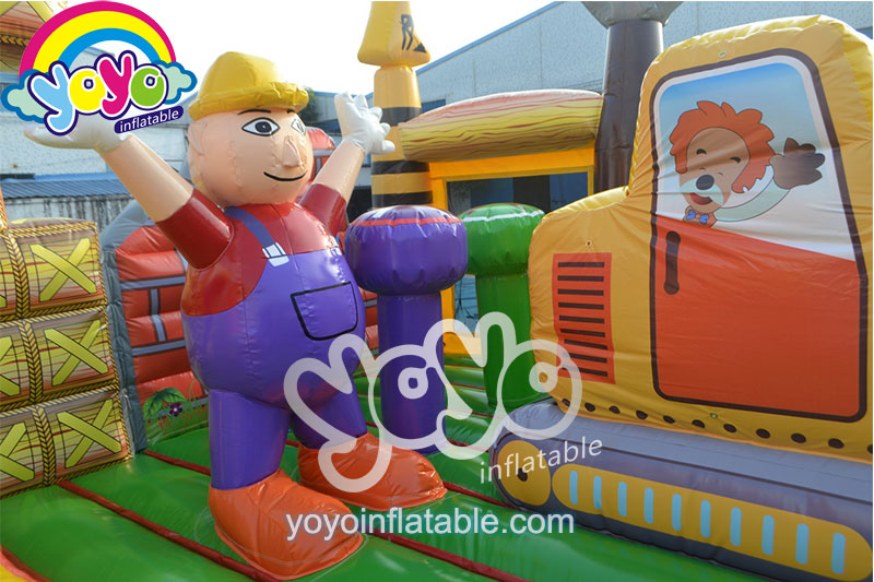 Construction Site Inflatable Amusement Park YY-AP13023