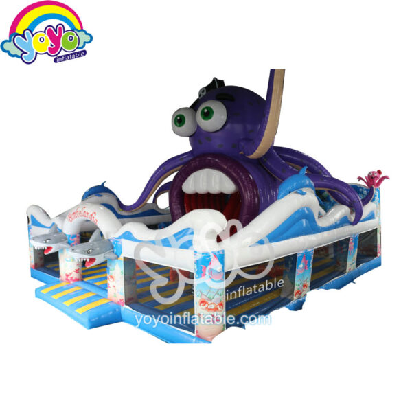 Big Octopus Inflatable Amusement Park for kids YY-AP19007