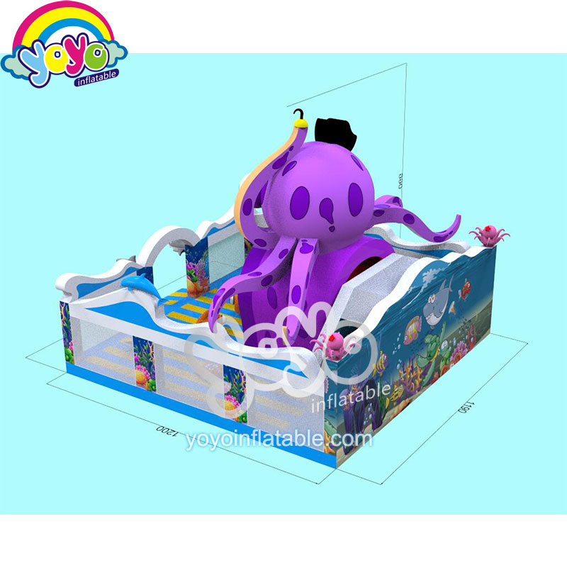 Big Octopus Inflatable Amusement Park for kids YY-AP19007