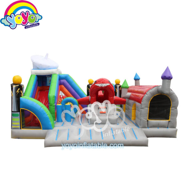 Air Base Theme Inflatable Amusement Park for Kids YY-AP19009