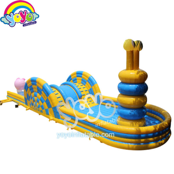 Cartoon Pig Obstacle Couse Inflatable Playground YY-AP19012