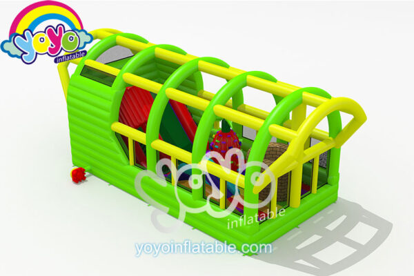 Outdoor Inflatable Amusement Park with Shade Roof YY-AP2006