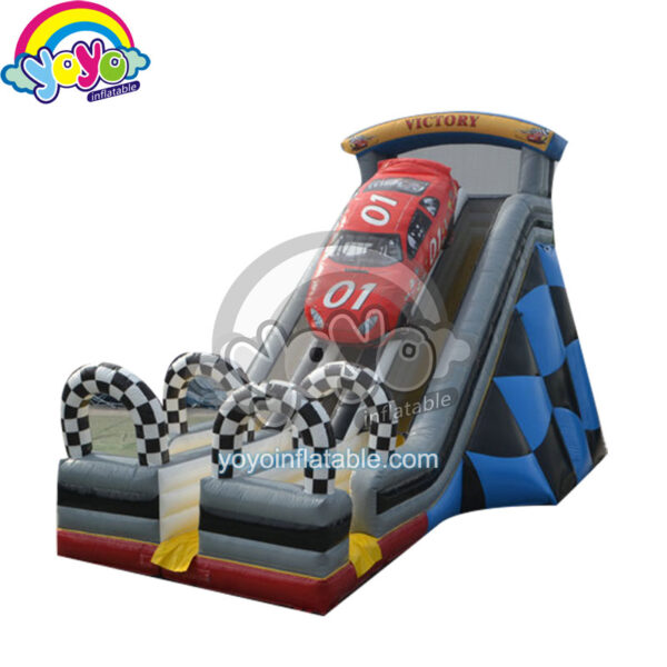 26' H Racing Car Dual Inflatable Dry Slide YY-DSL12032