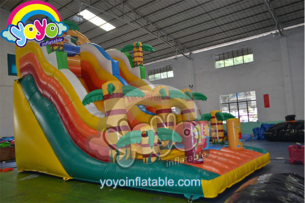 20' H Simpson Theme Inflatable Colorful Slide YY-DSL12048