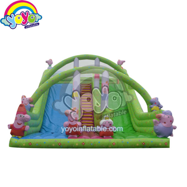 26' H Peppa Pig Big Inflatable Slide for Kids YY-DSL140068
