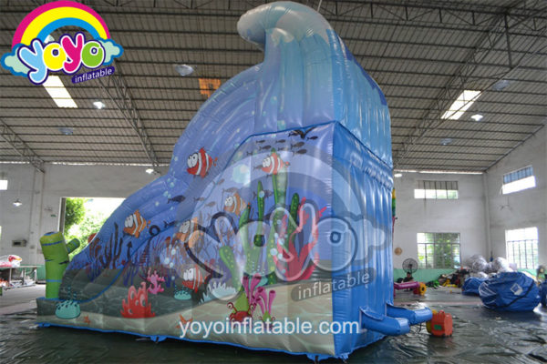 17ft H Monkey Surfing Inflatable Dry Slide YY-DSL14007