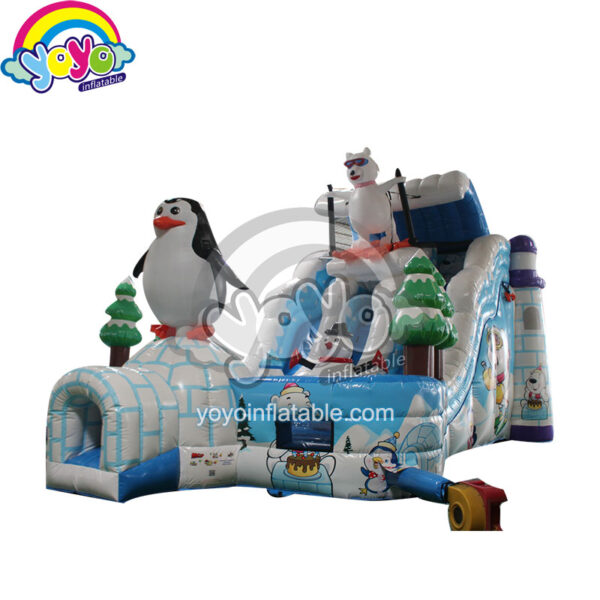 Antarctic Penguin Ski Park Inflatable Slide YY-DSL17009