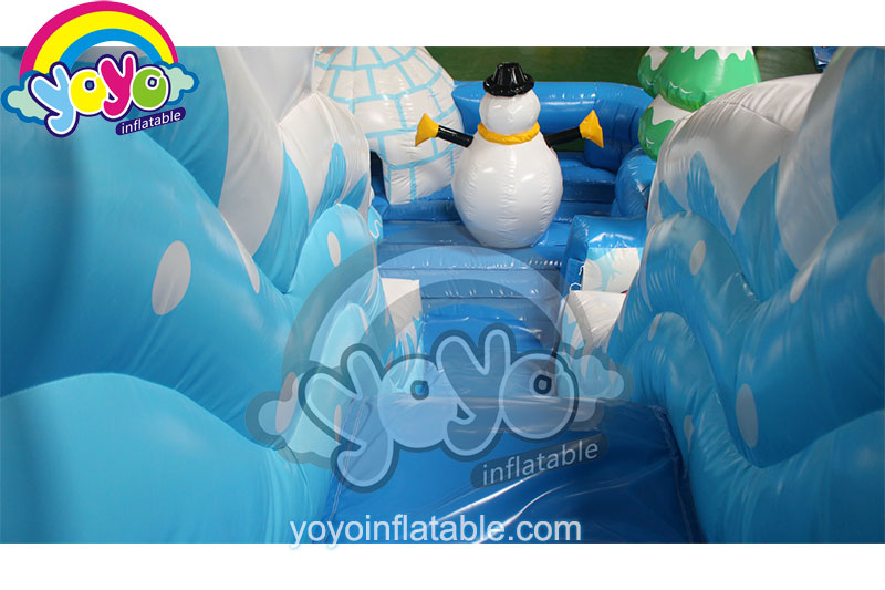 Antarctic Penguin Ski Park Inflatable Slide YY-DSL17009