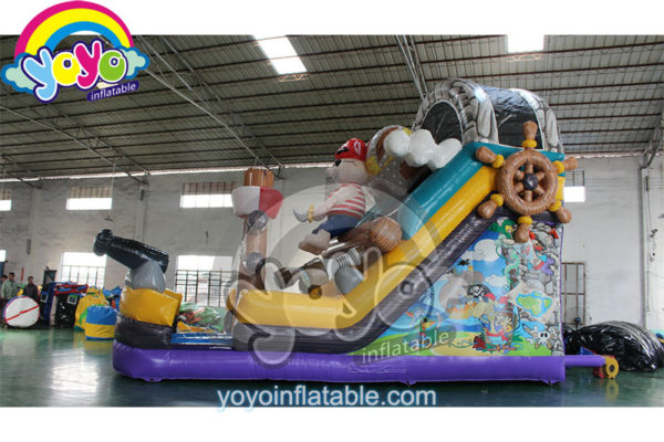 21' H New Design Pirate Ship Inflatable Slide YY-DSL17012