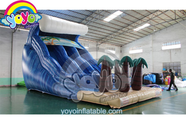 20ft H Surfing Coconut Grove Inflatable Slide YY-DSL18014