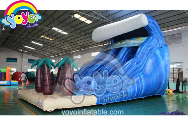 20ft H Surfing Coconut Grove Inflatable Slide YY-DSL18014