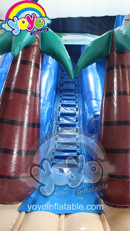 20ft H Surfing Coconut Grove Inflatable Slide YY-DSL18014