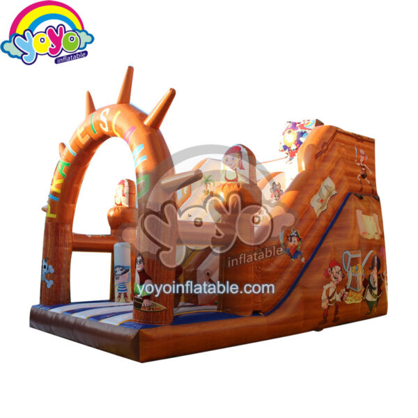16ft H Pirate Ship Theme Inflatable Dry Slide YY-DSL18017