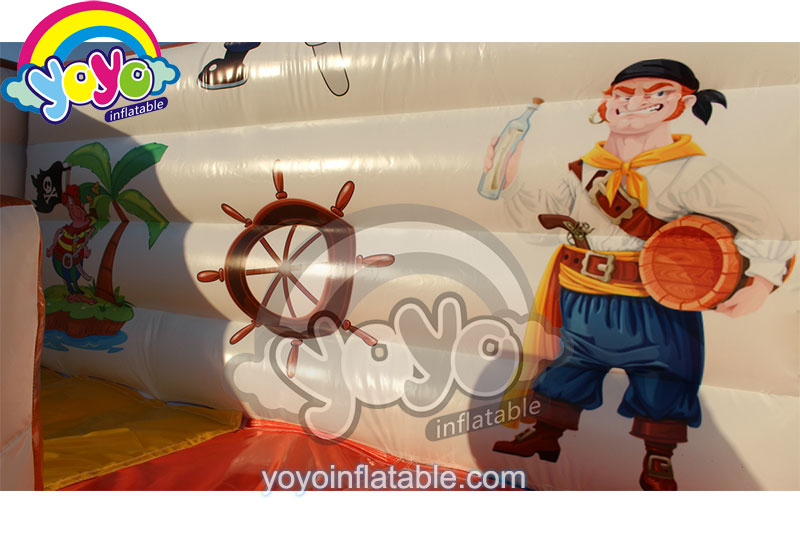 16ft H Pirate Ship Theme Inflatable Dry Slide YY-DSL18017