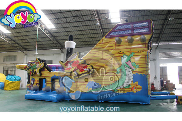 20ft H Peter Pan Pirate Ship Inflatable Slide YY-DSL18018