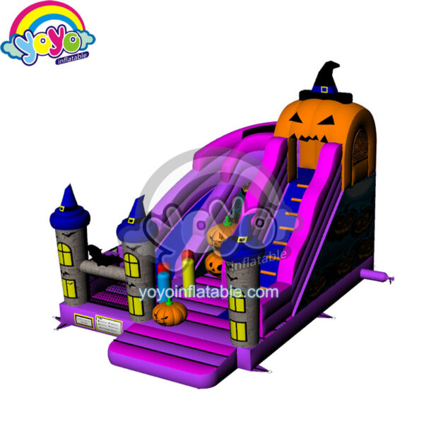 18ft H Pumpkin Haunted House Inflatable Slide YY-DSL181205