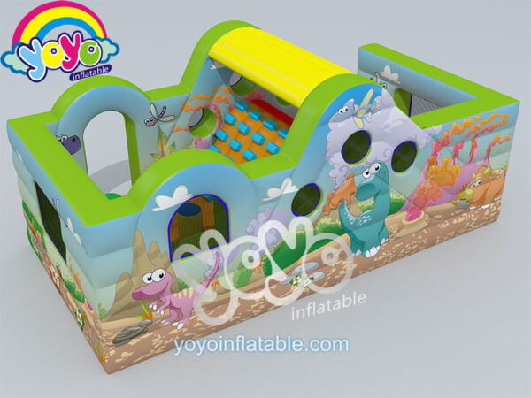 Kids Inflatable Dinosaur Garden Obstacle Course YY-NOB17015