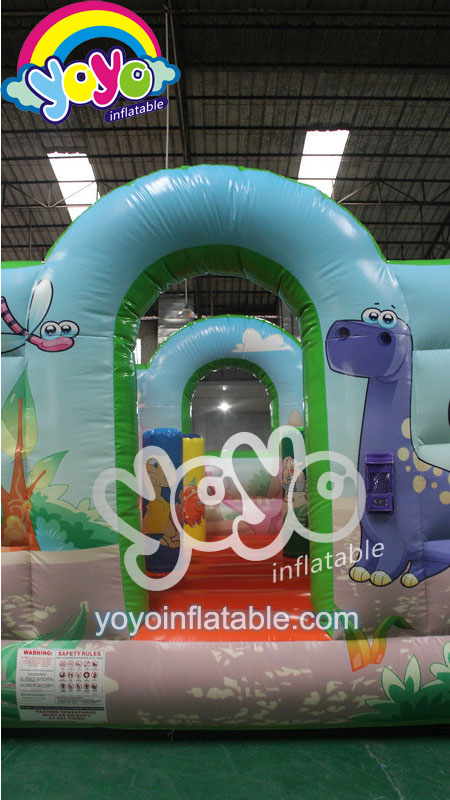 Kids Inflatable Dinosaur Garden Obstacle Course YY-NOB17015