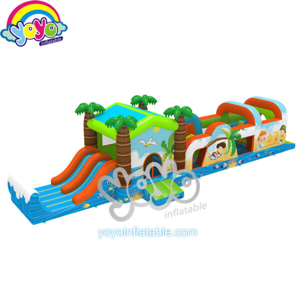 Beach and Surfing Kids Inflatable Obstacle Course YY-NOB210