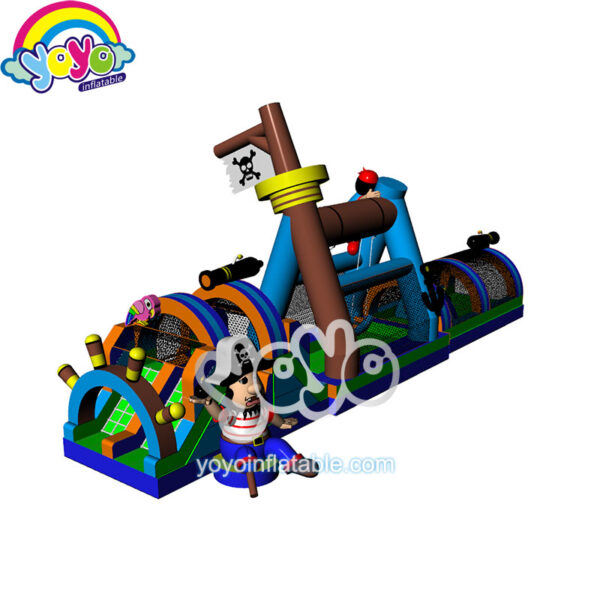 New Pirate Ship Theme Inflatable Obstacle Course YY-NOB2124