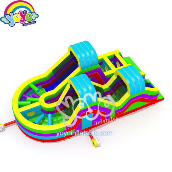 Bright Colors U-shaped Inflatable Obstacle Course YY-NOB2129