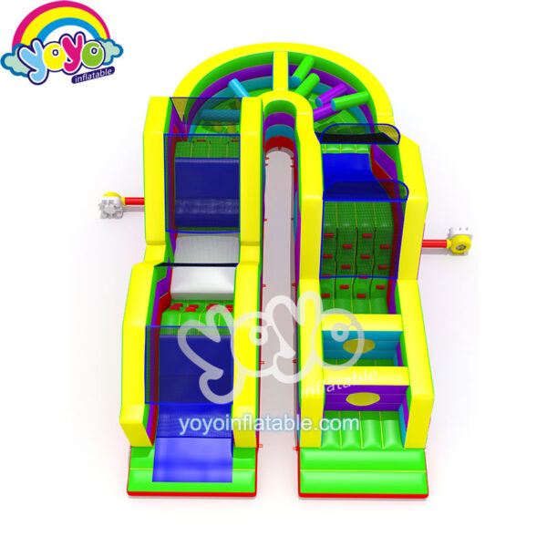 Bright Colors U-shaped Inflatable Obstacle Course YY-NOB2129