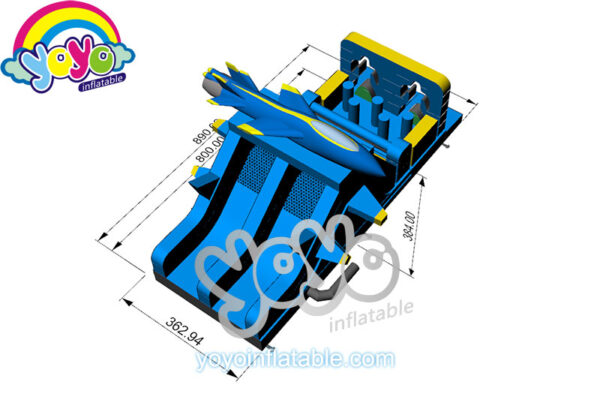 Space Shuttle Double Inflatable Obstacle Course YY-NOB219